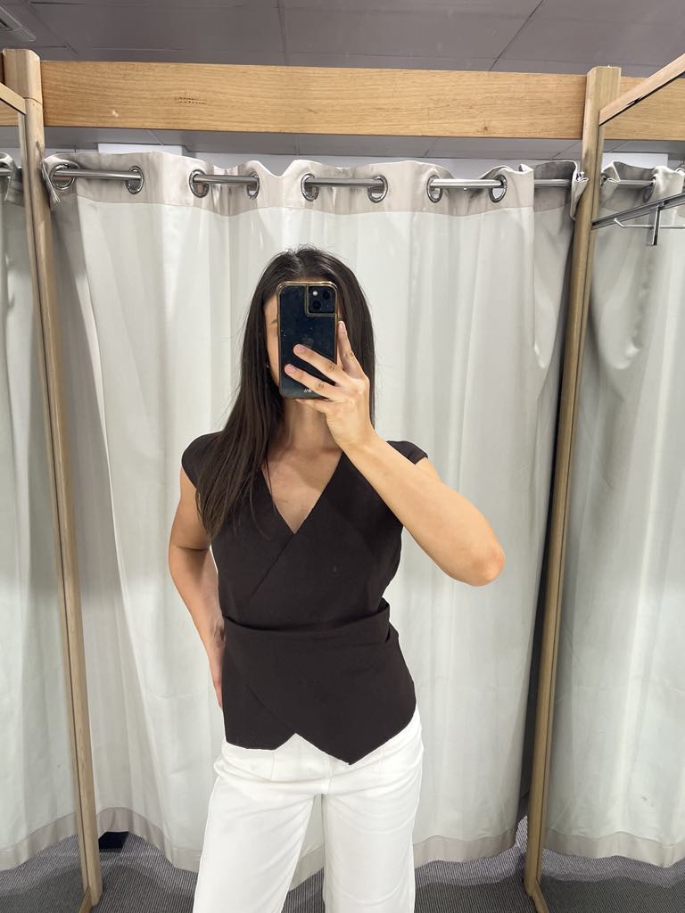 Harper Wrap Knit Top