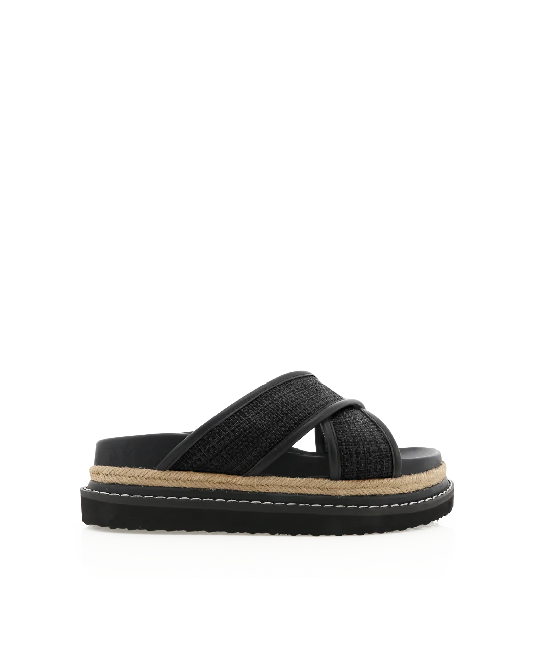 AYSHA BLACK RAFFIA
