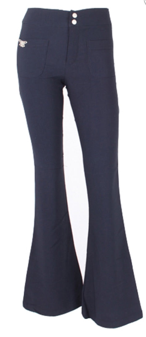 FACE OFF BUTTON POCKET PANT BLACK
