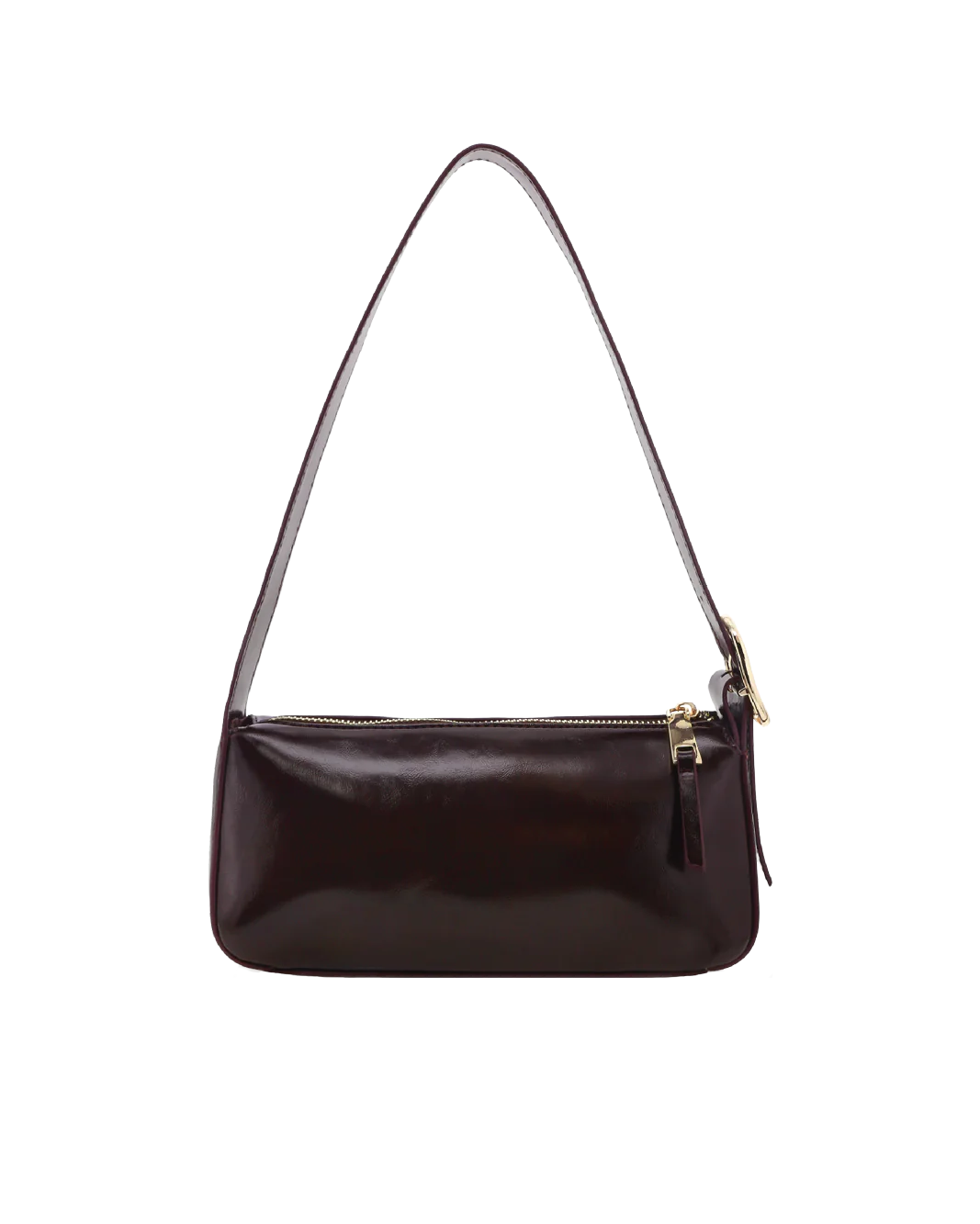 HAILEY SHOULDER BAG - MERLOT SHINE