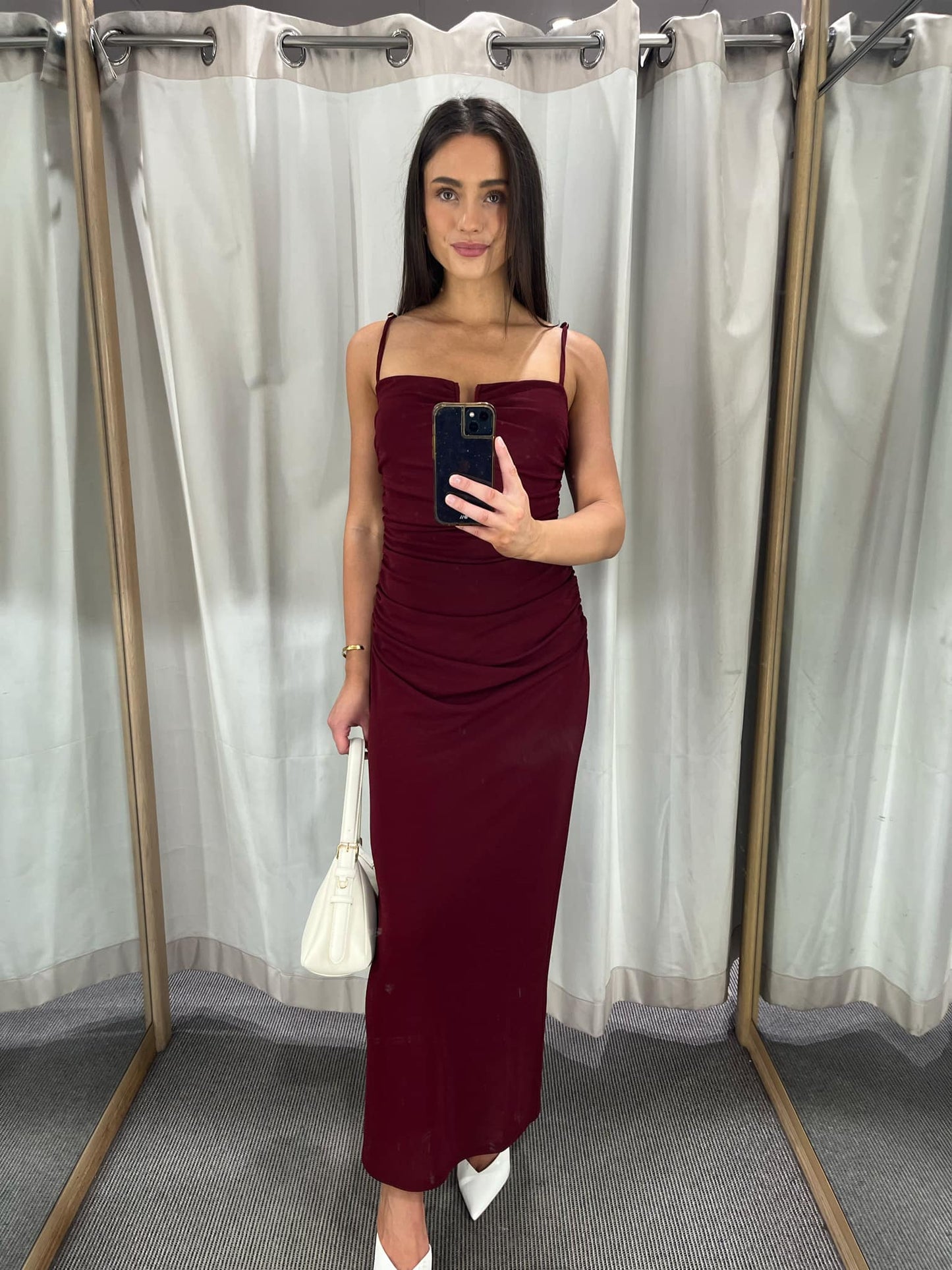 Mink Pink Wine Dress