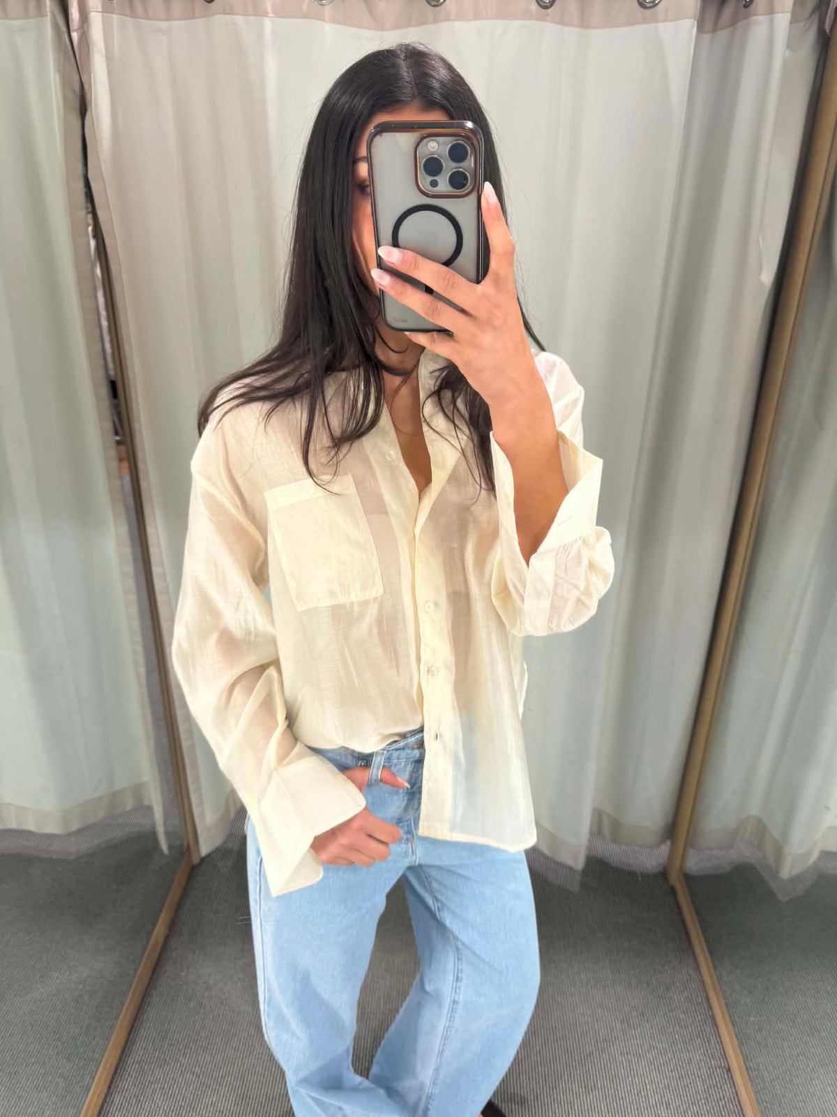 Oversized Butter Shirt