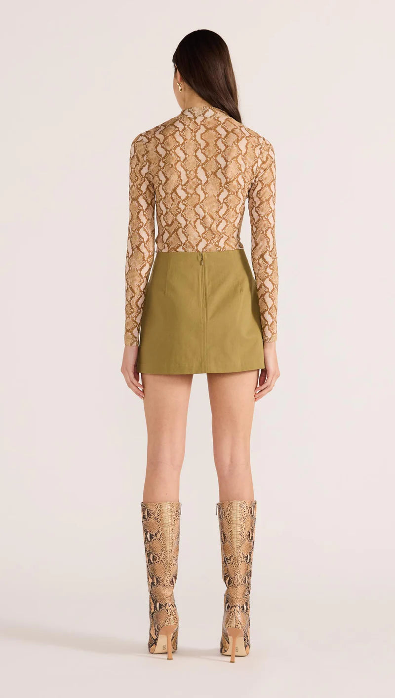 Koa Mesh Skivvy Top