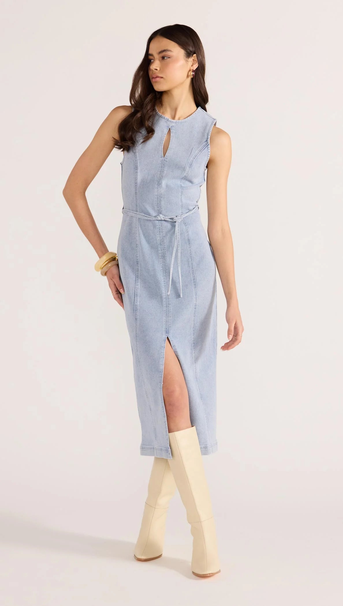 Oliver Denim Midi Dress