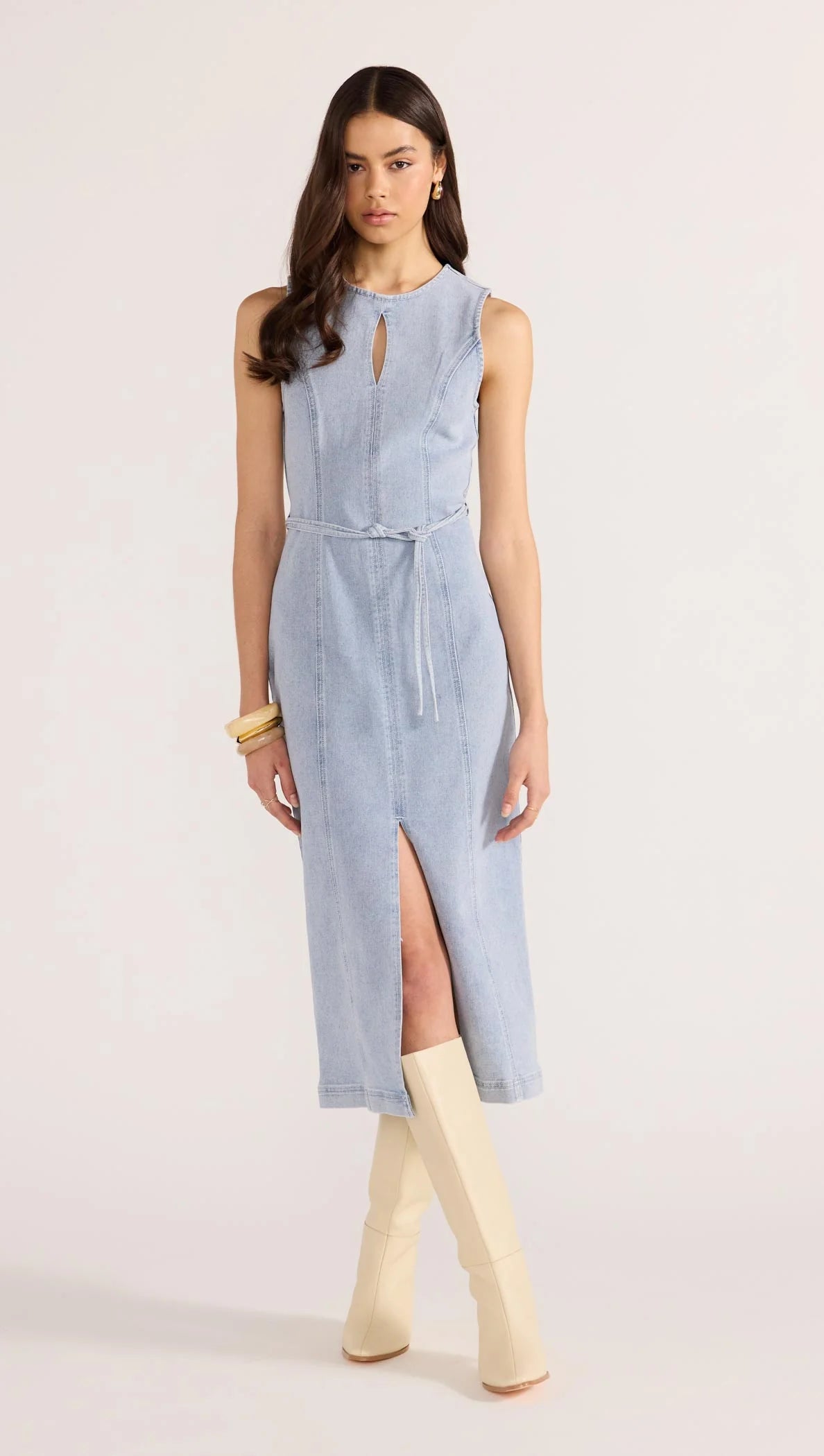 Oliver Denim Midi Dress
