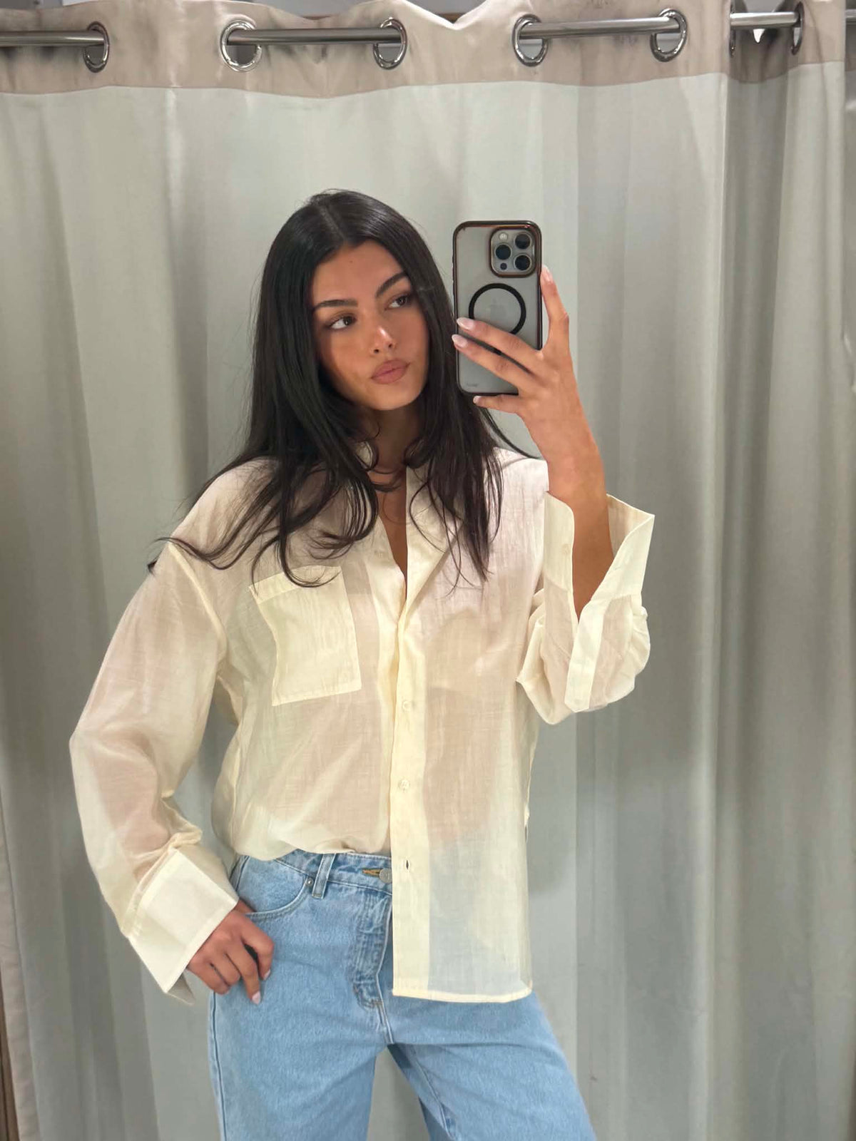 Oversized Butter Shirt