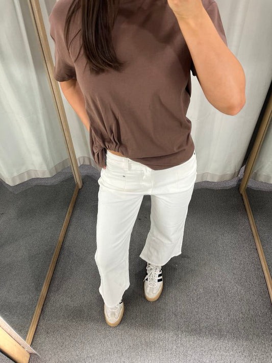 Mocha Easy Tuck Tee