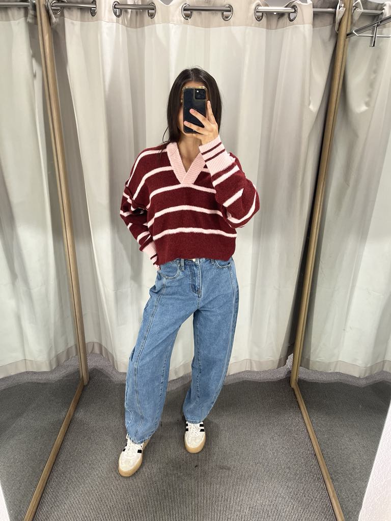 Nautical Breeze Jumper Merlot