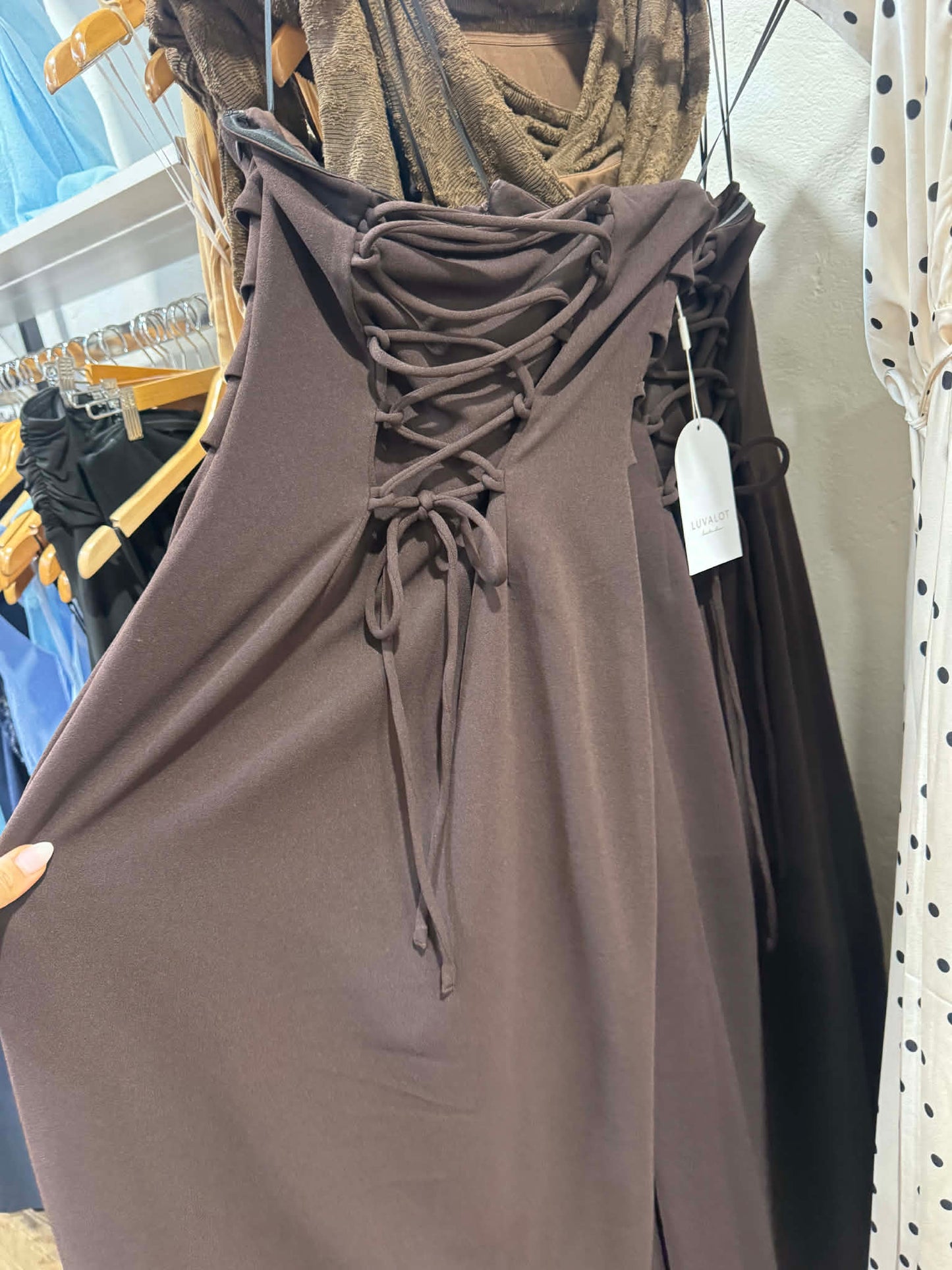 Espresso Luxe Dress