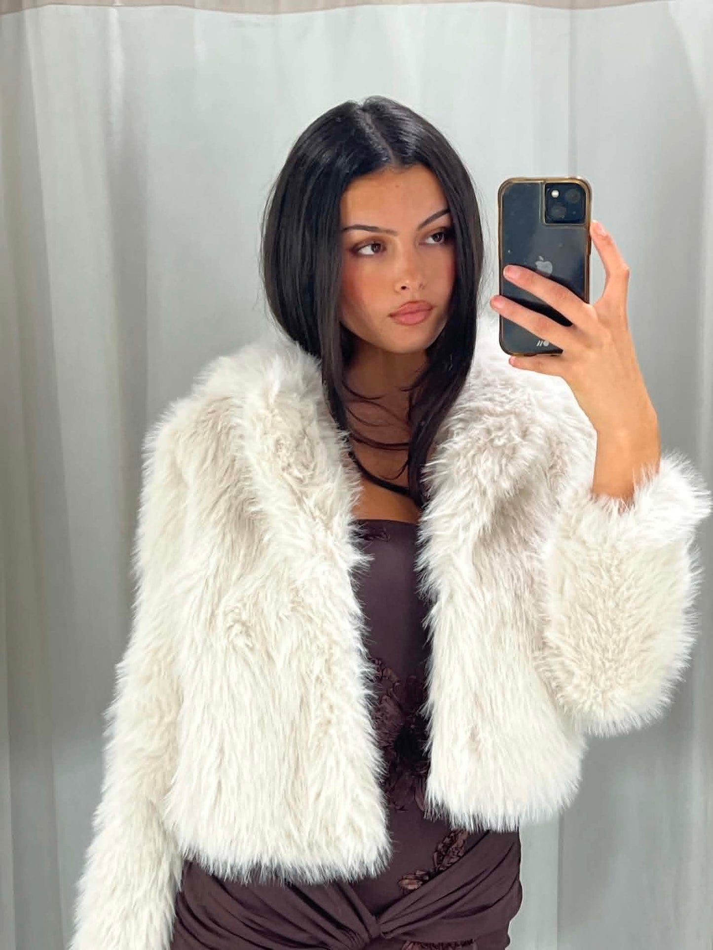 Solene Faux Fur Cream