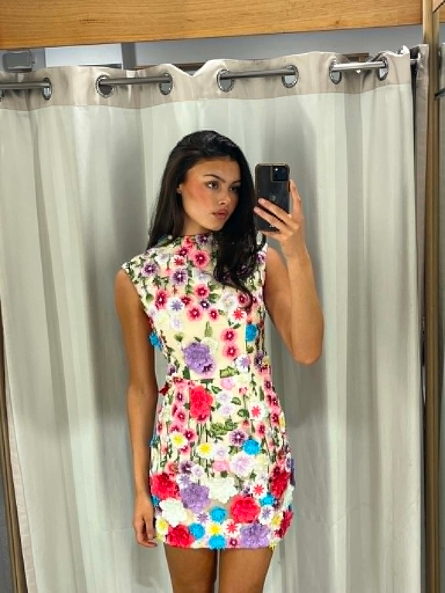 Rosetta Sleeveless Mini Dress