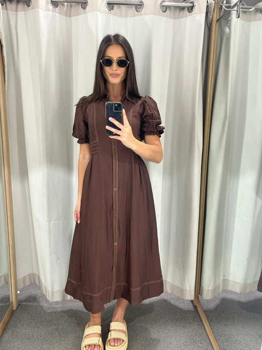 Lyla dress - brown