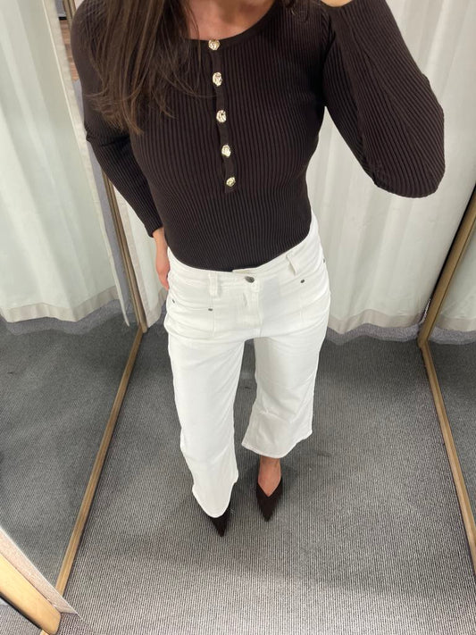 The Audrey Button Bodysuit