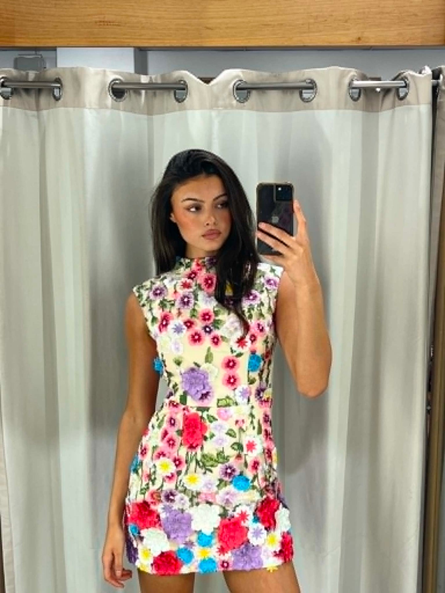 Rosetta Sleeveless Mini Dress
