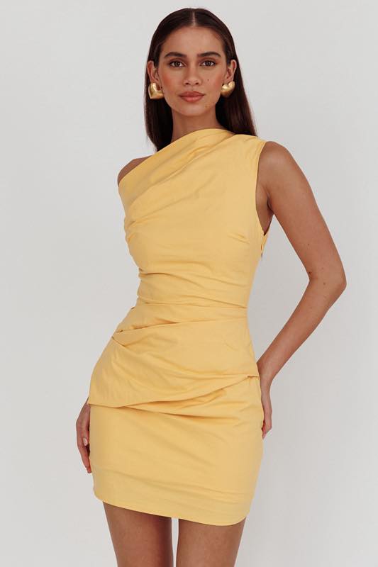 Zoey one shoulder mini