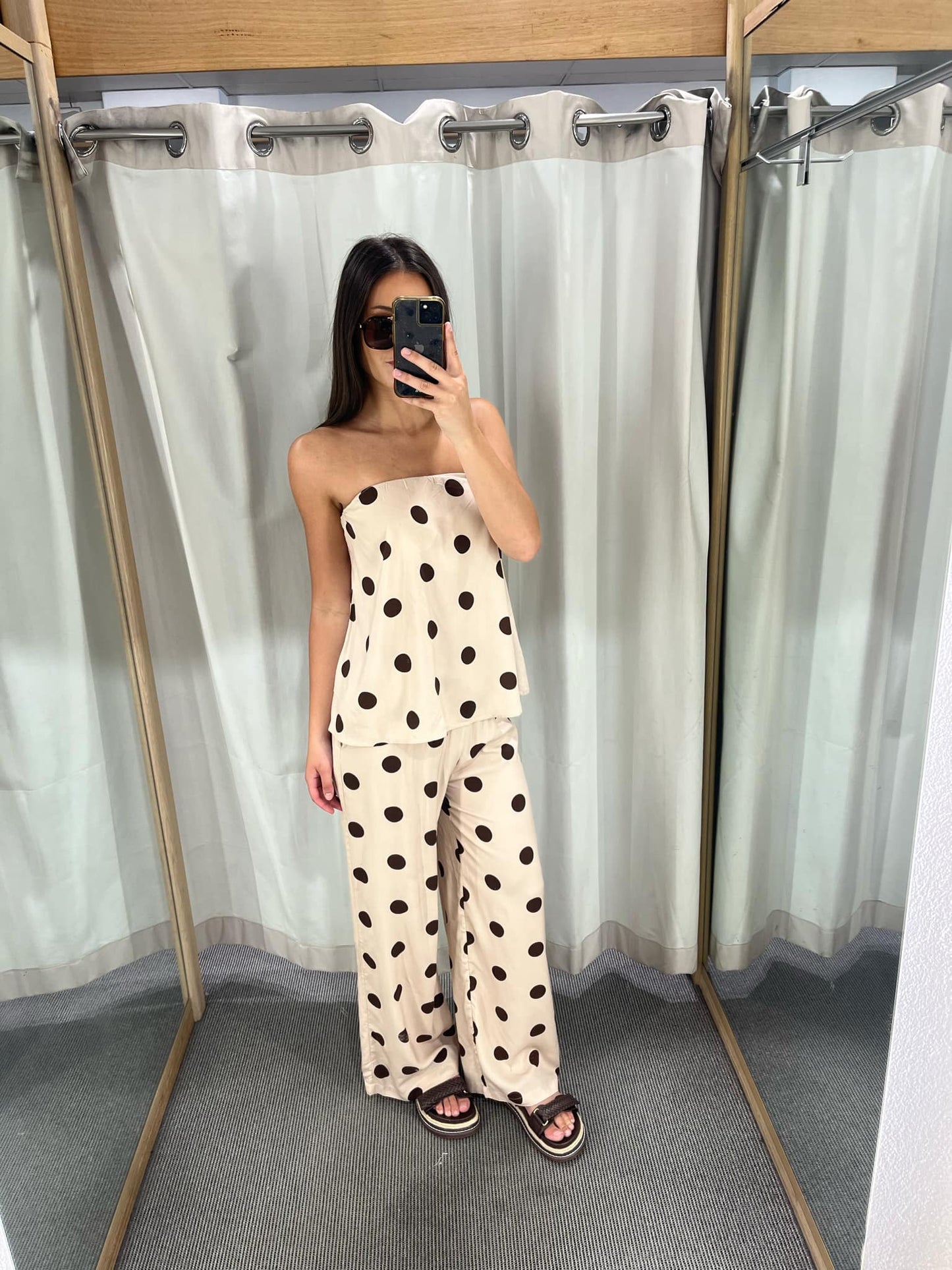 polka dot set