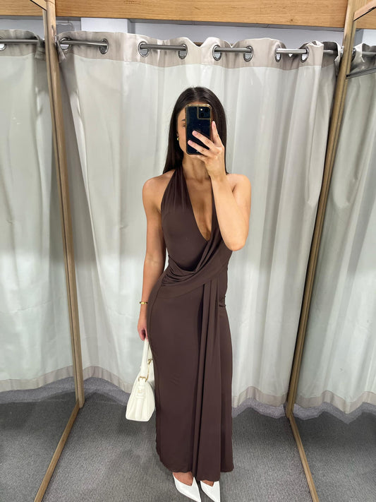 Fiora Chocolate dress