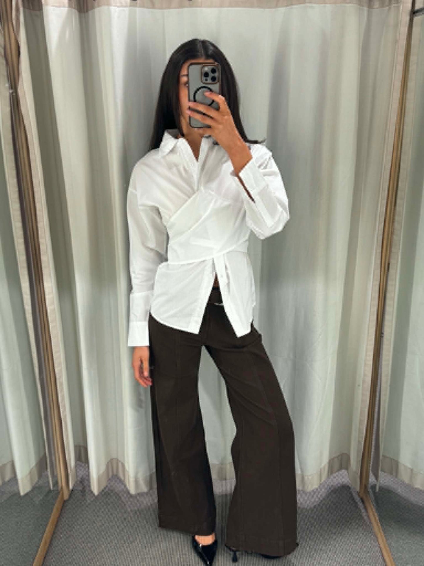 The Alessia Wrap Top