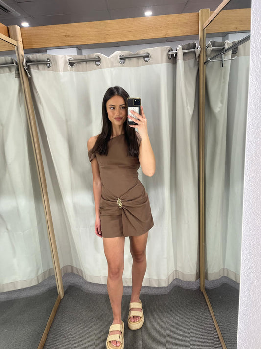 Estelle Dress Chocolate