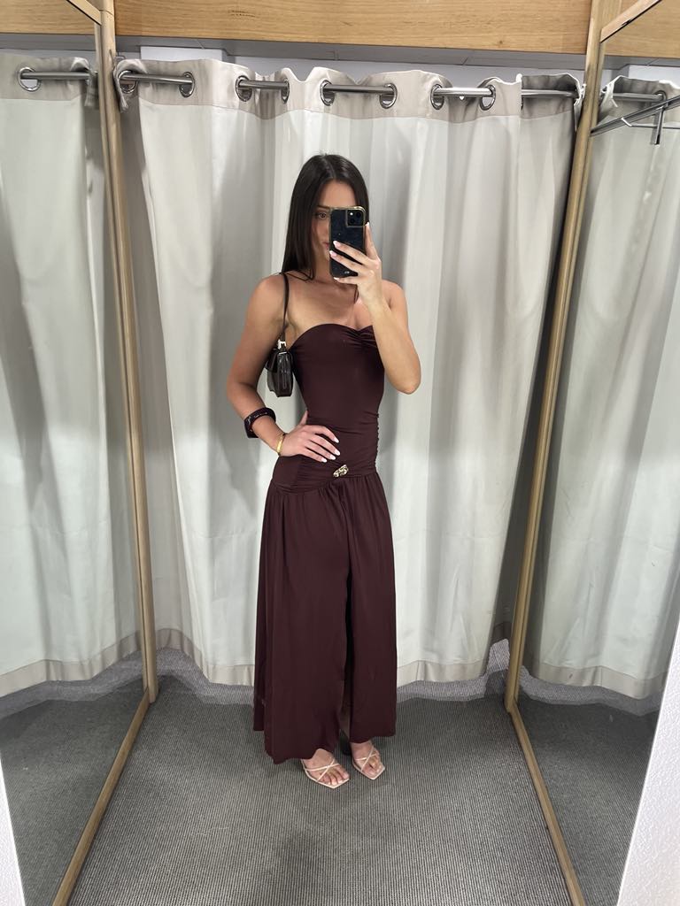 Burgandy dress