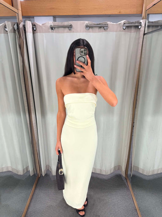 The Giselle Strapless Maxi Dress – Butter