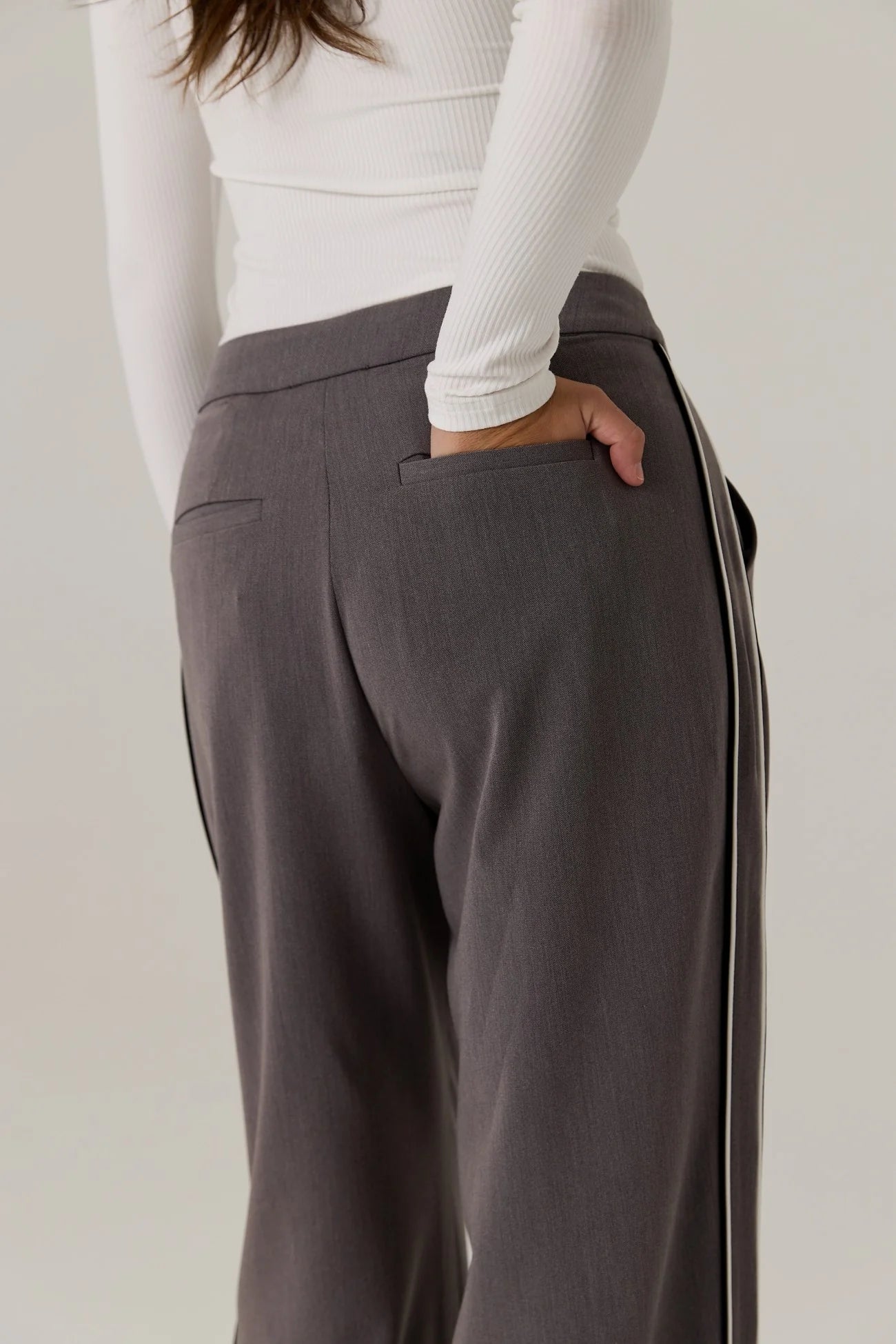 Maia Tailored Pant - Iron Coming Soon