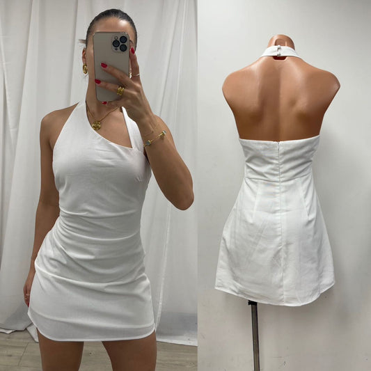 White Dress Linen
