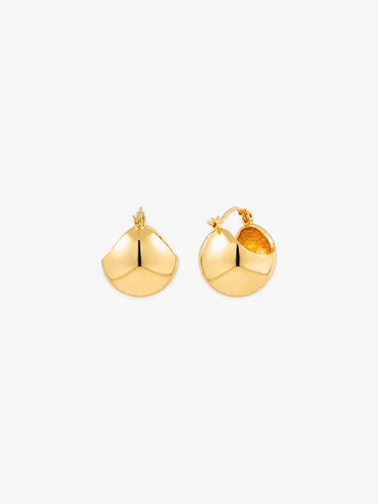 Dome hoop earing