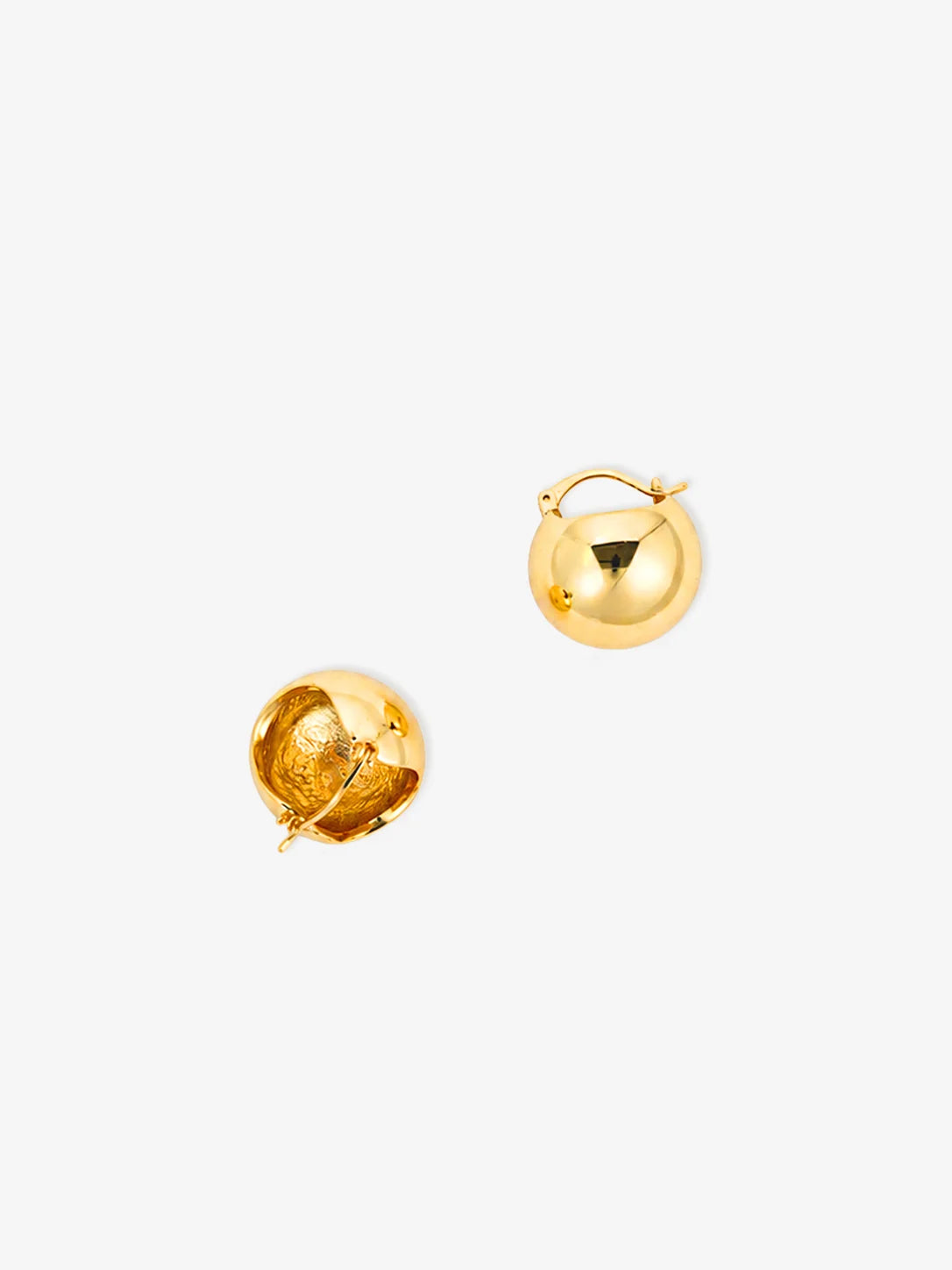 Dome hoop earing
