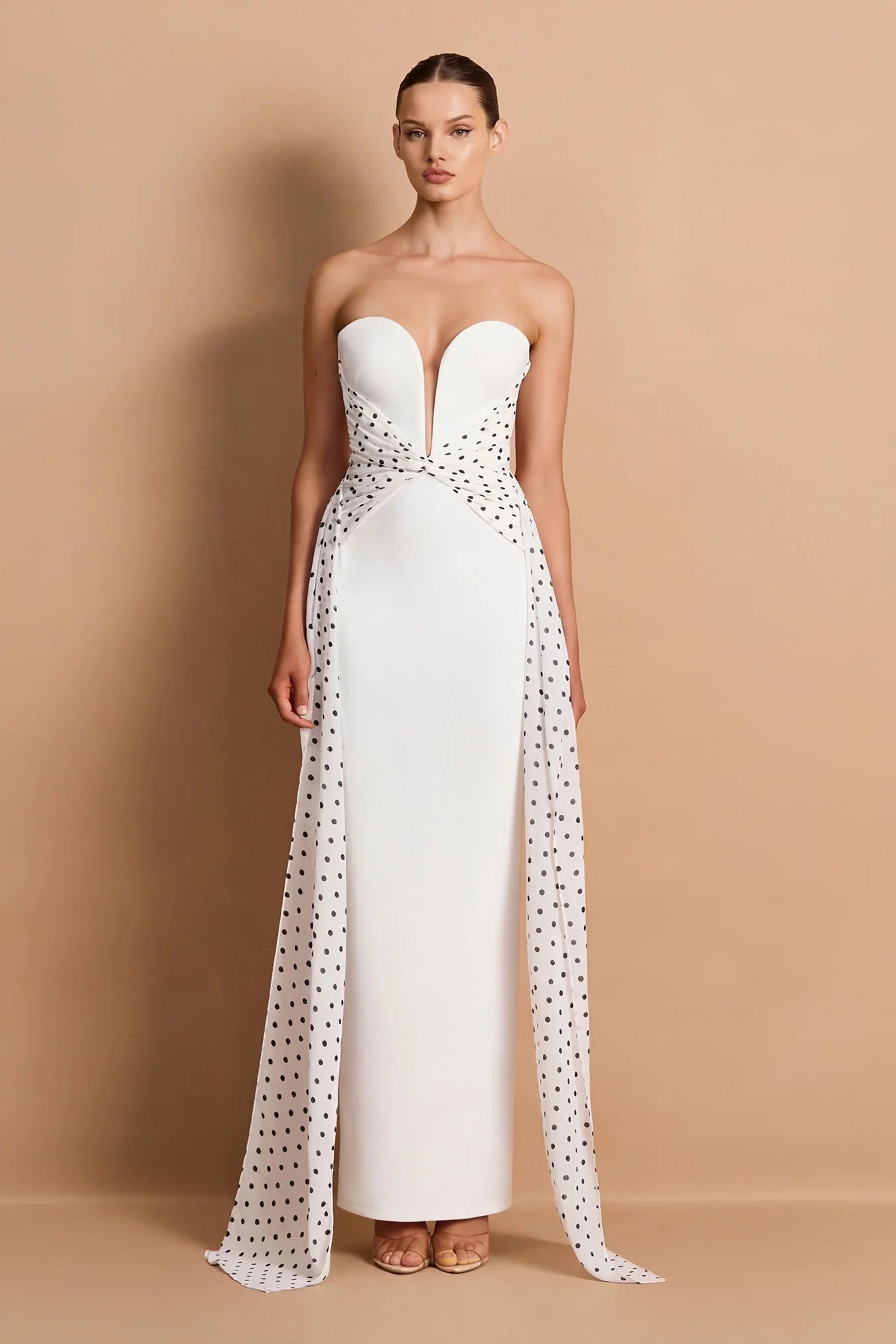 Paloma Strapless Maxi White