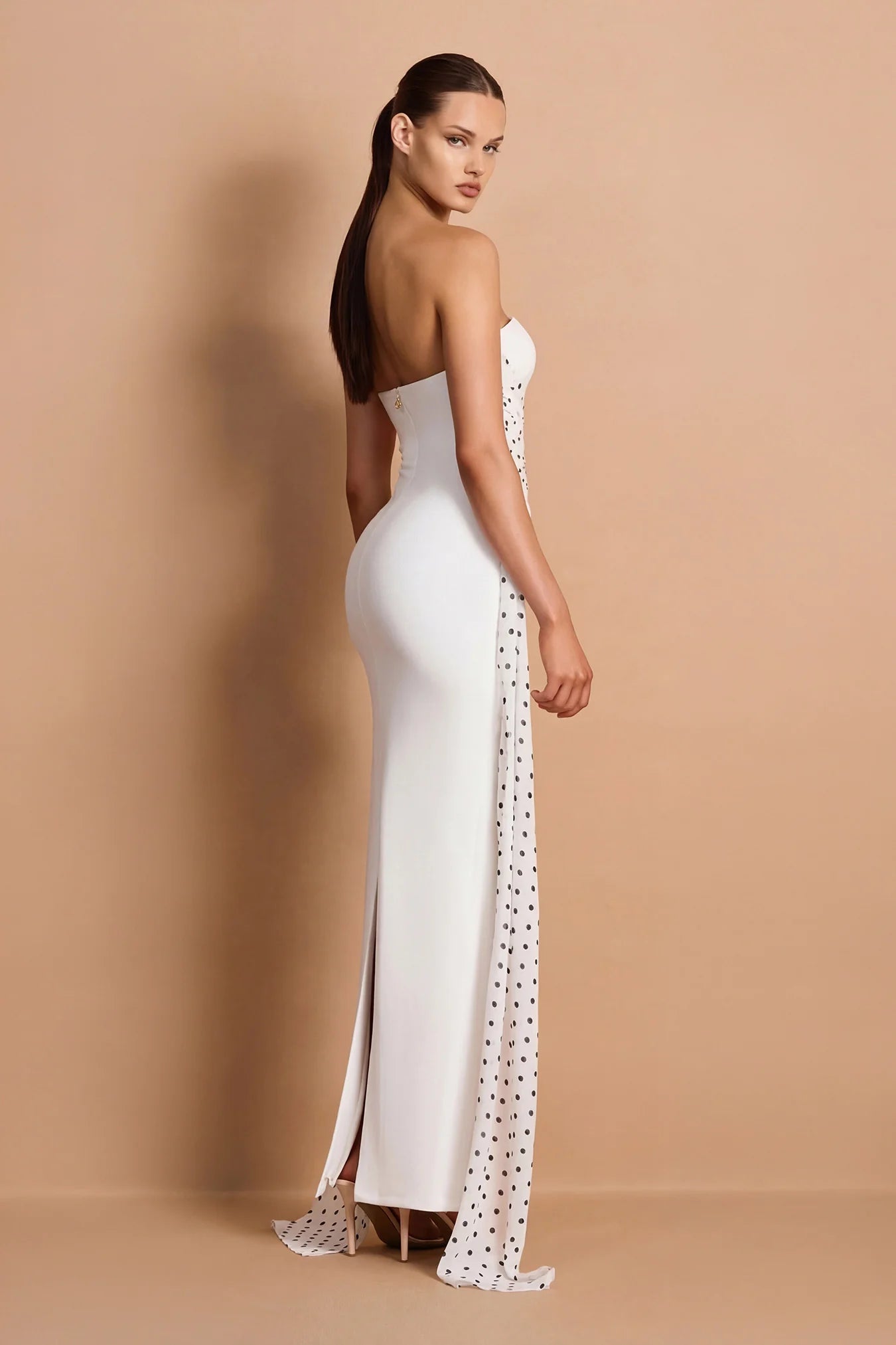 Paloma Strapless Maxi White