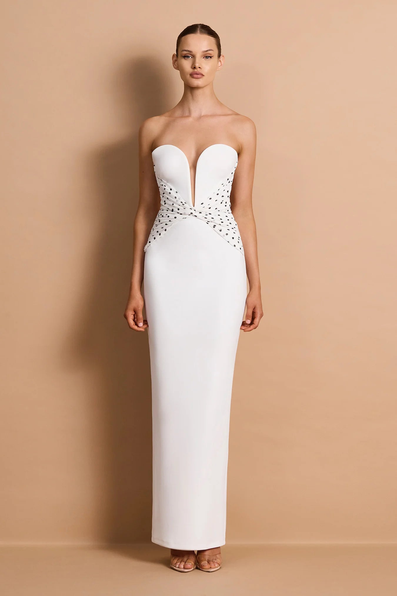 Paloma Strapless Maxi White