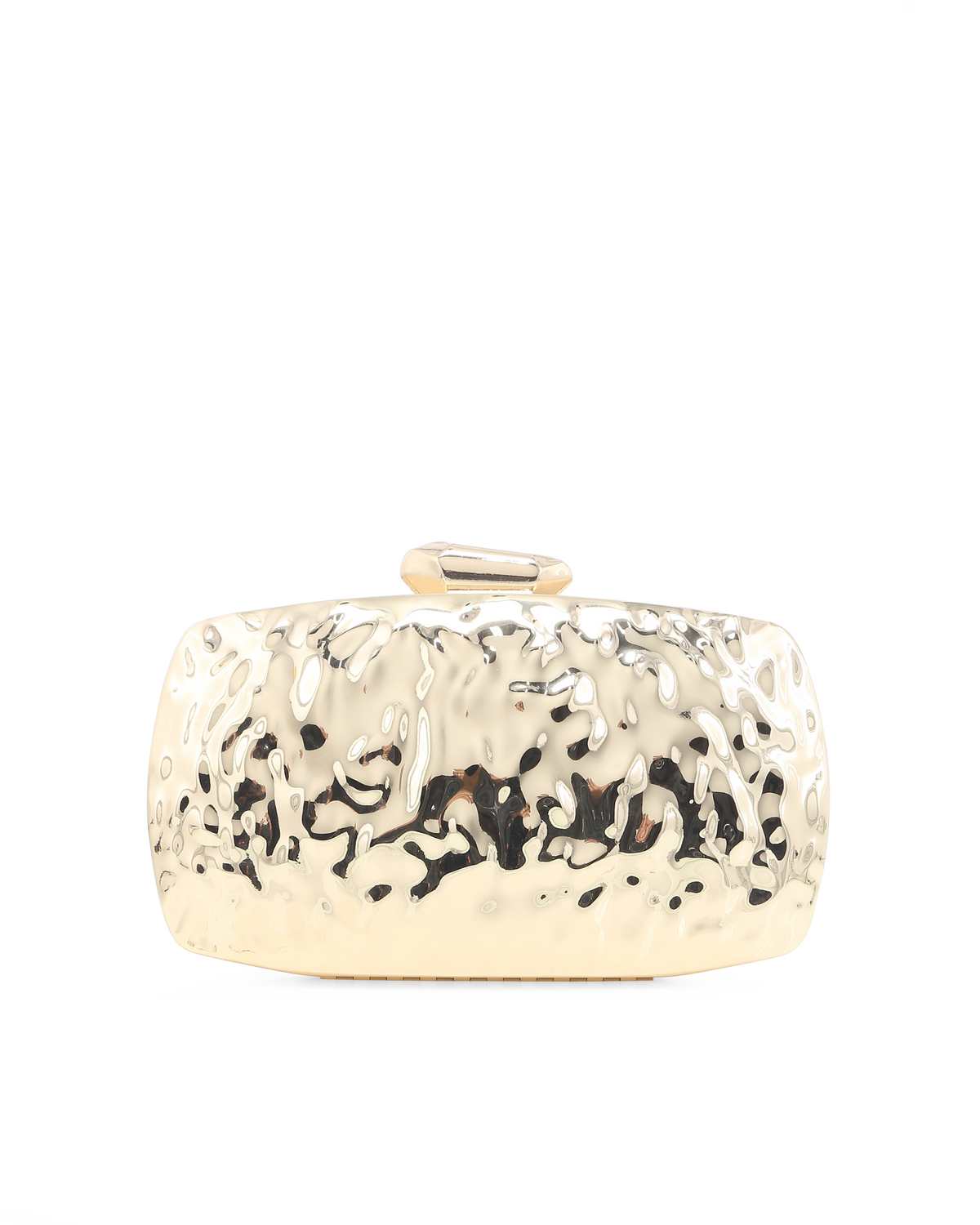 Billini Ripple Clutch Gold Metallic