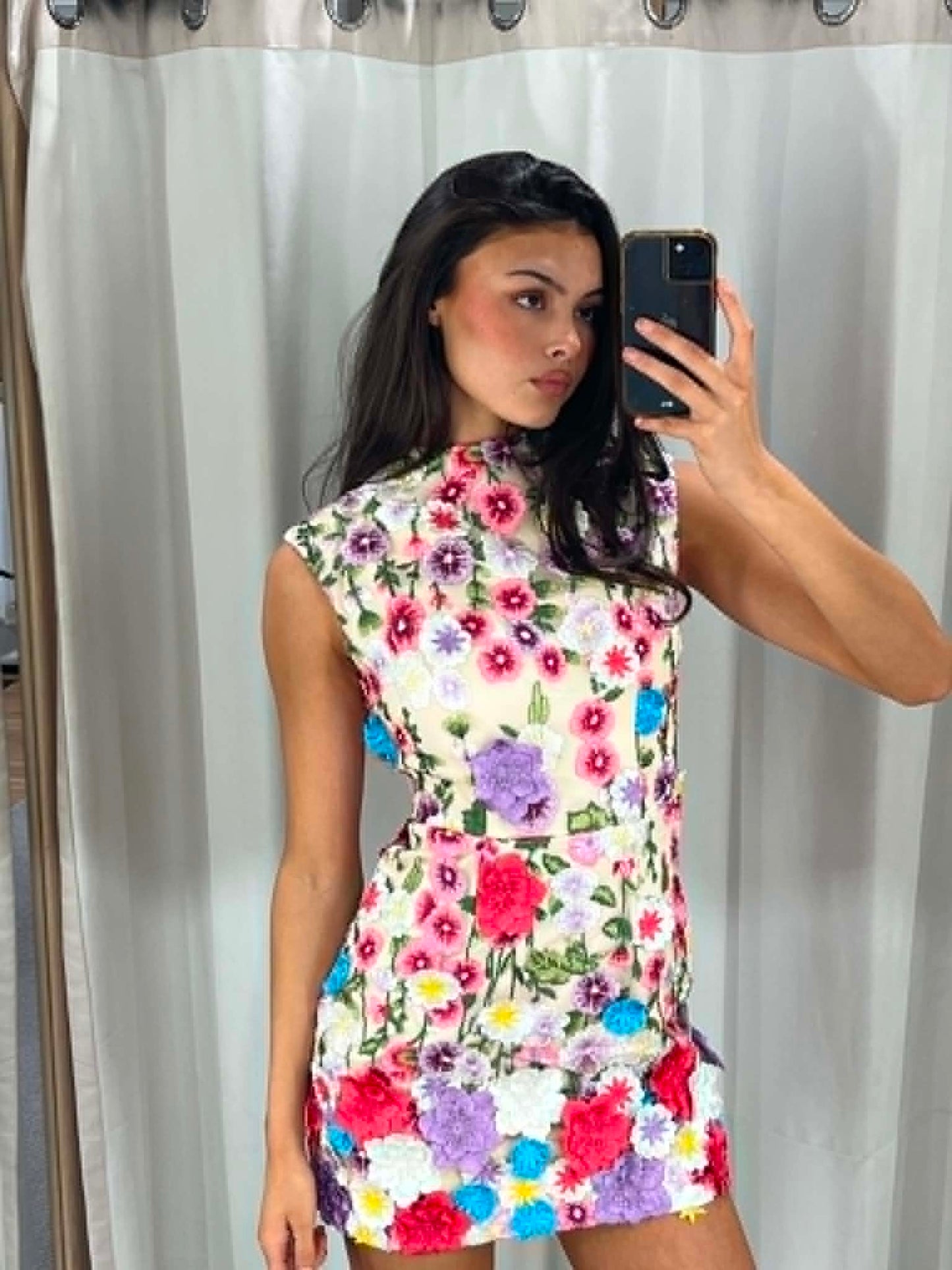 Rosetta Sleeveless Mini Dress
