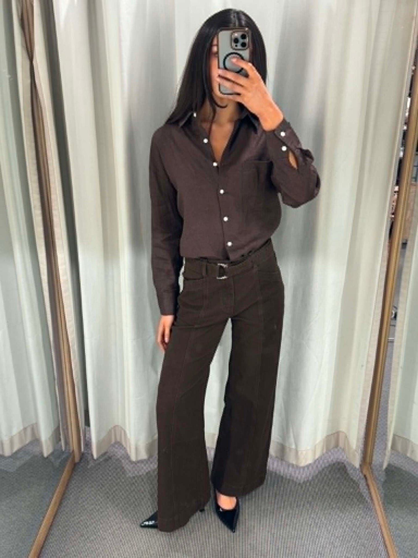 The Marlow Linen Shirt – Chocolate