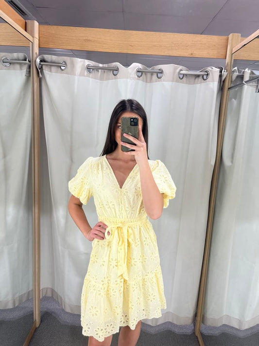 Tamara dress - lemon