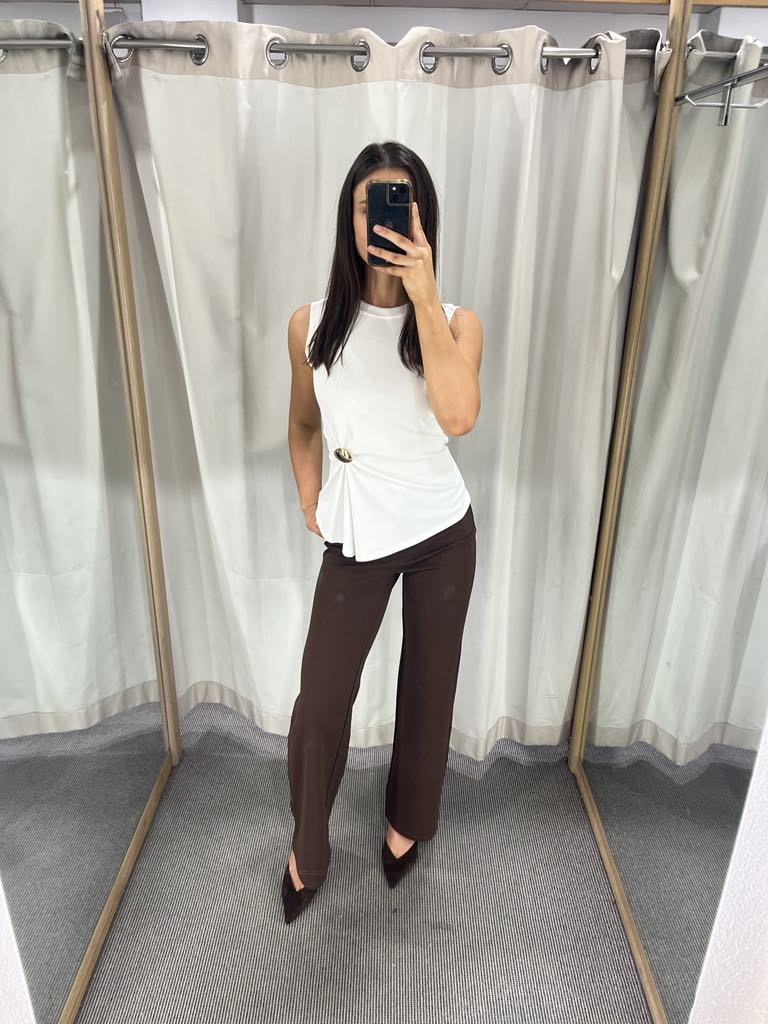 The Milan Top White