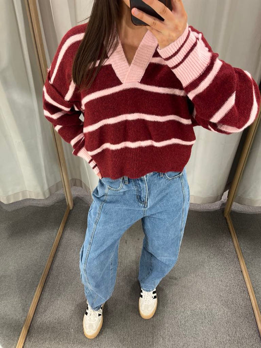 Nautical Breeze Jumper Merlot