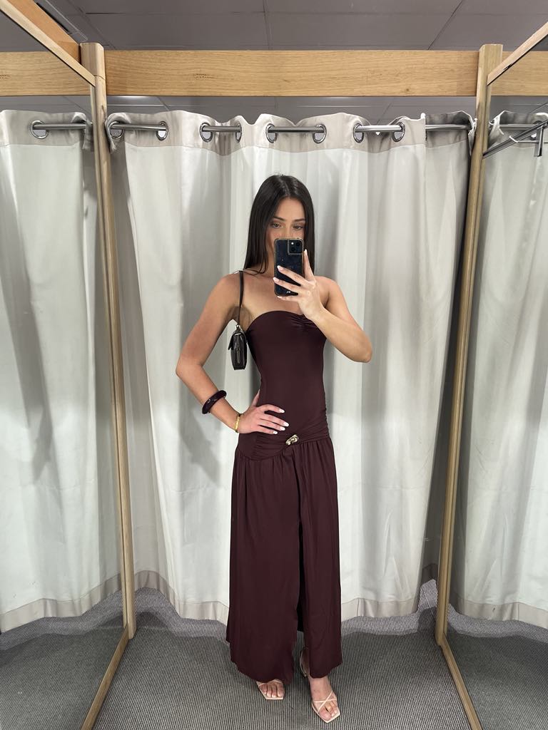 Burgandy dress
