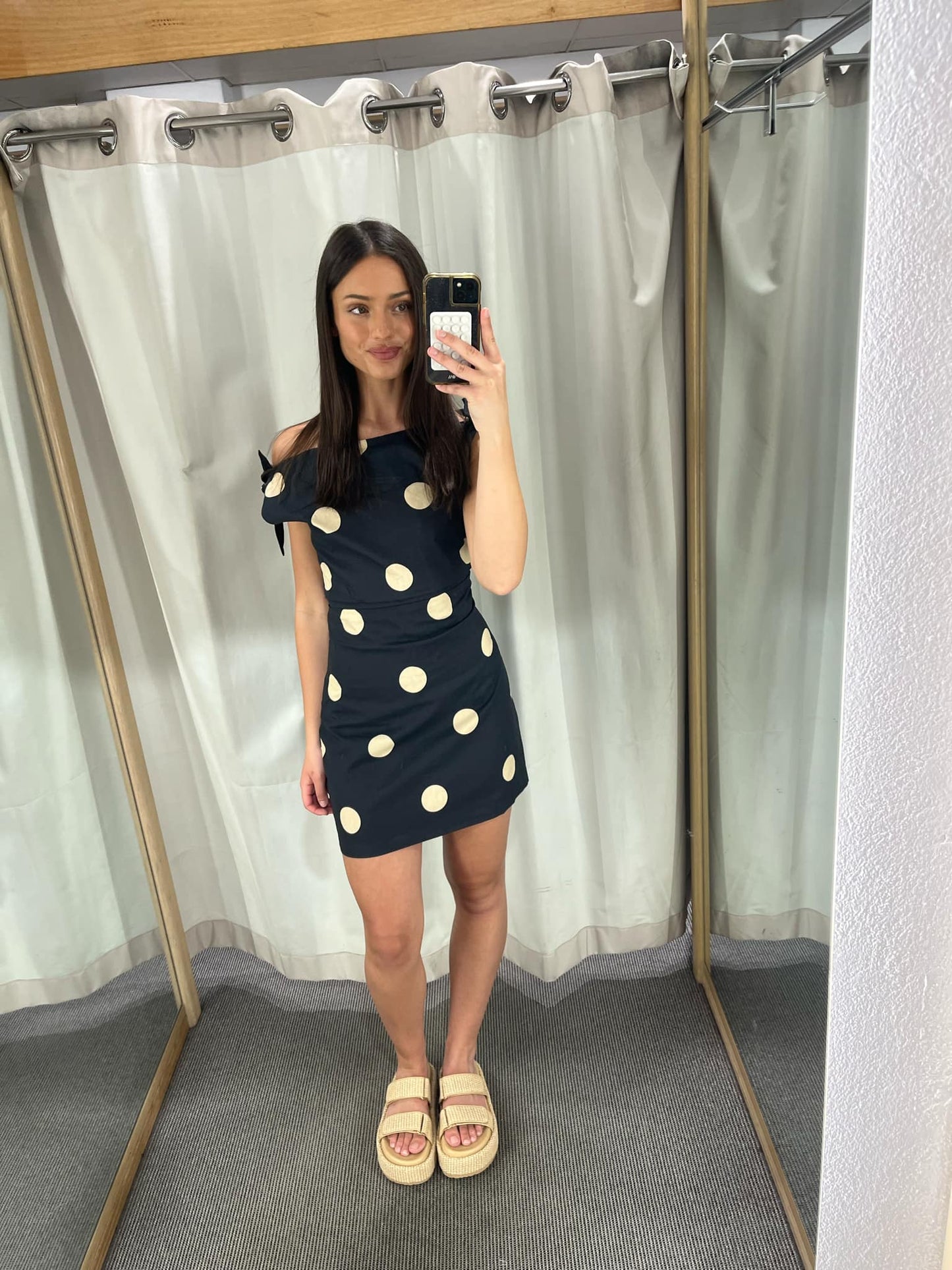 Brigit Polka Dot Dress