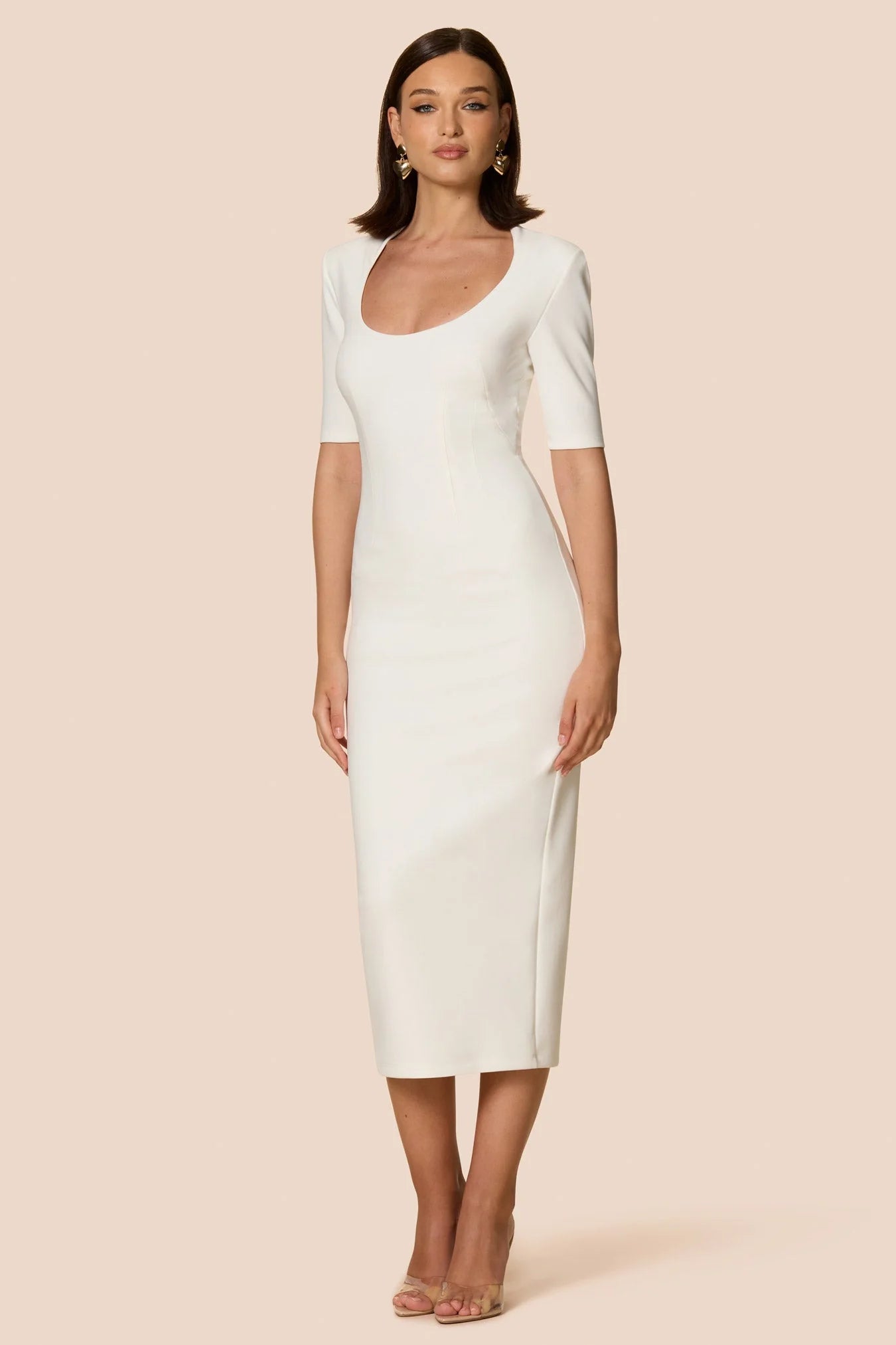 Blair Midi Nookie White