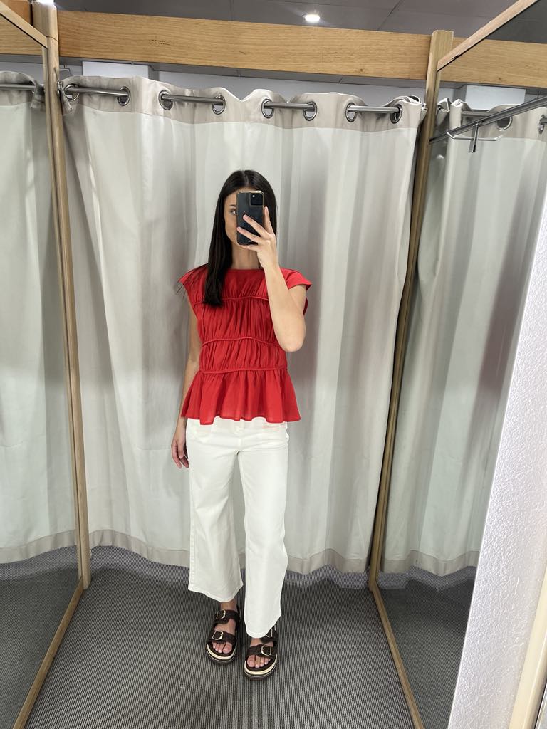 Hailey top - red