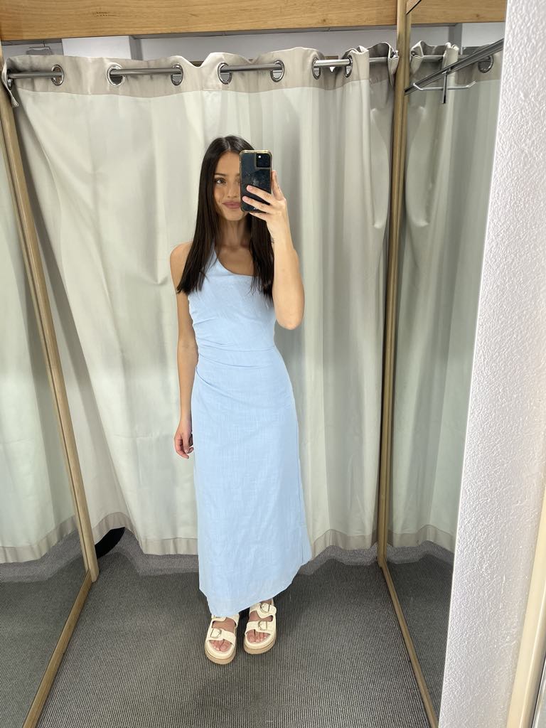Ella Blue Halter dress