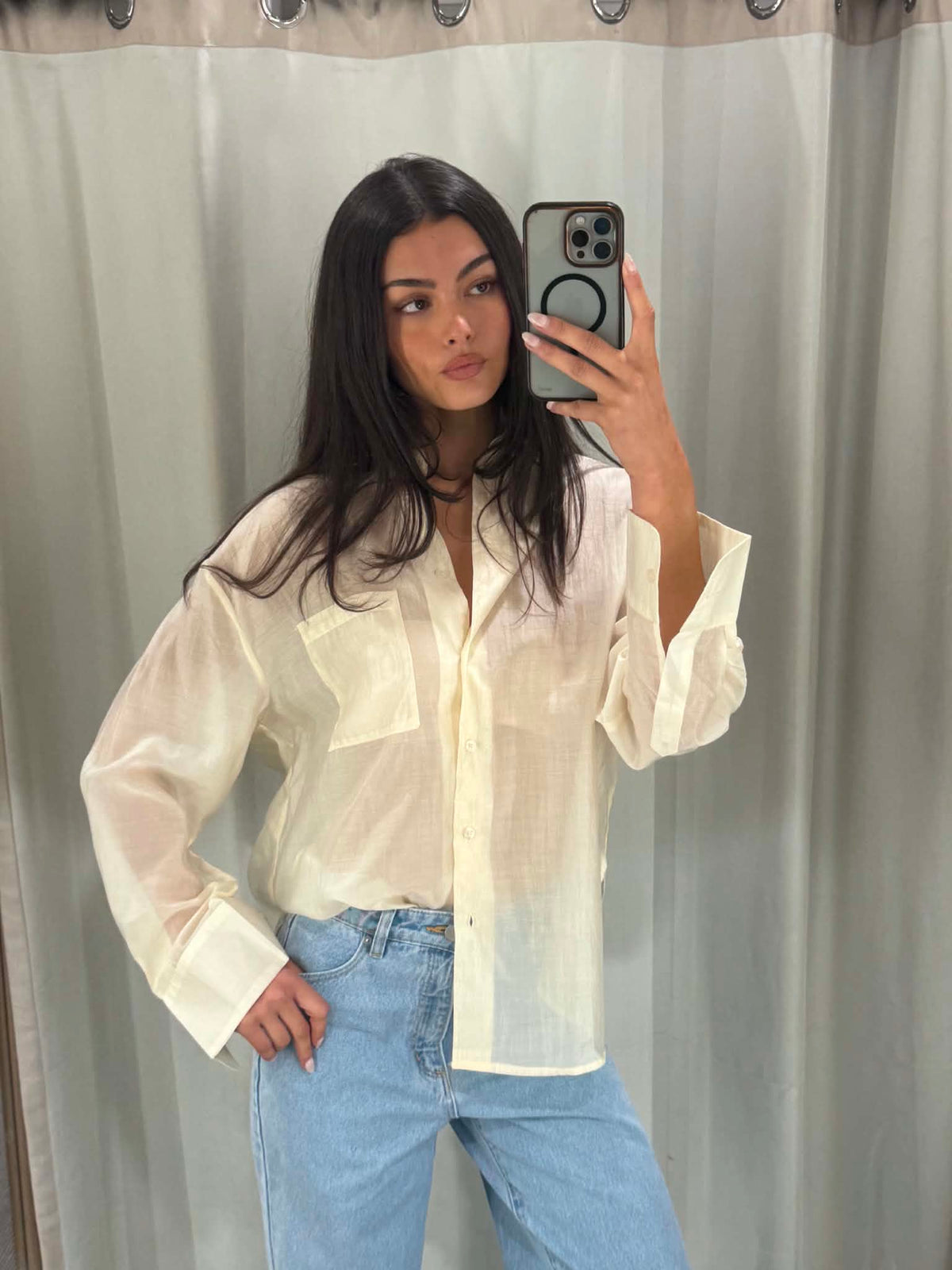Oversized Butter Shirt