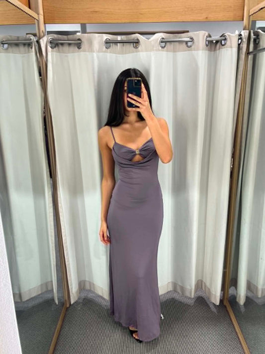 Slate Twist Maxi Dress