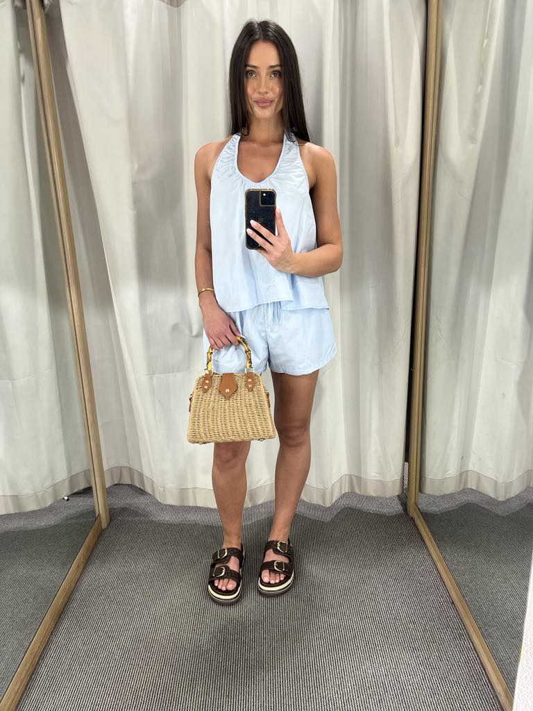 Millie blue set - shorts