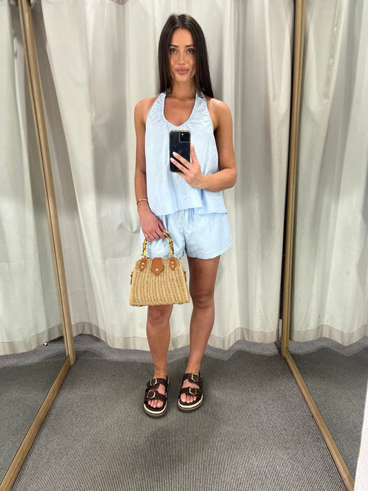 Millie blue set - shorts