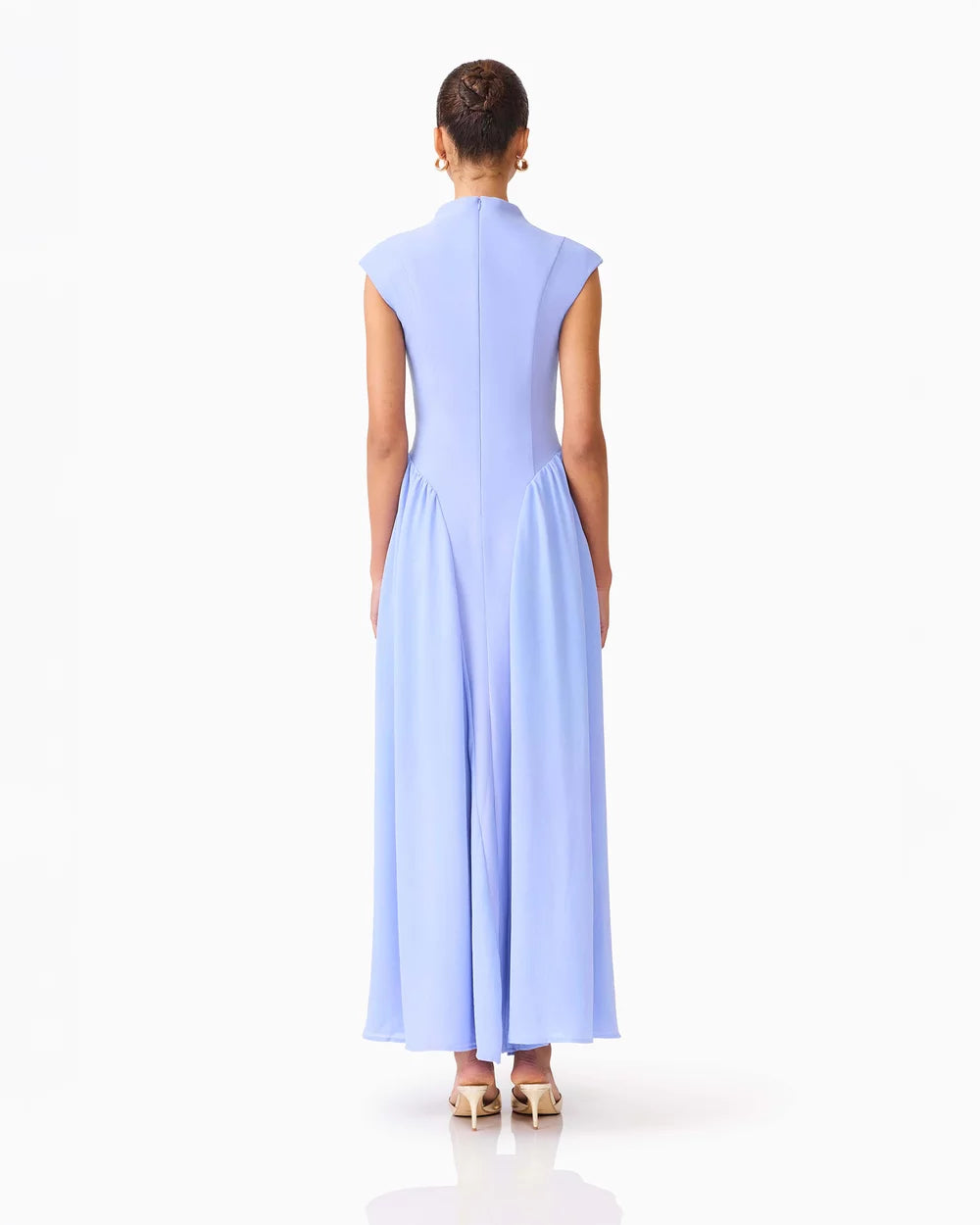 Olenna High Neck Gown Blue