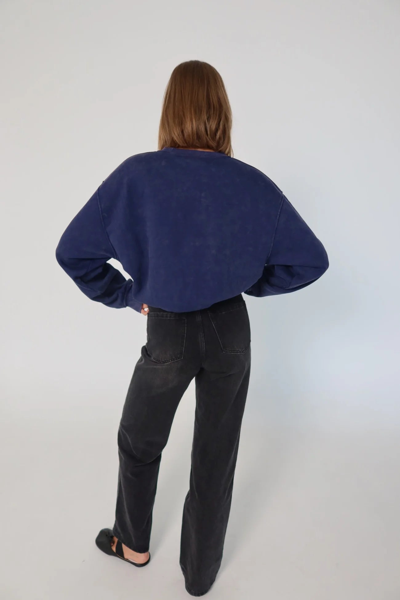 Maci Relaxed Sweater - Classic Blue